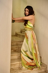 Lime Summer Crisp Ombre Jumpsuit