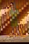 Butter Yellow Waistoat Dress