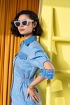 Roseatte Denim Blouse