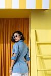 Roseatte Denim Blouse