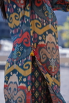 Ikat Kurta Set- Multi Blue