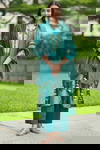 3Pc Clara Tie Dye Set -Emerald