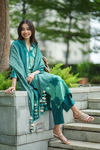 3Pc Clara Tie Dye Set -Emerald