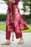 3Pc Clara Tie Dye Set -Wine