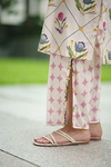 Lilly Kurta Set-Cream Geo Sparkle