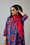 Pink Light Silk Stole With Delicate Silk Thread Embroidery