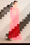 Pink Double Breasted Kalidar Angrakha Set