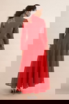 Pink Double Breasted Kalidar Angrakha Set