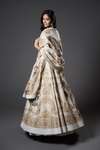 Strap Ivory Anarkali Set