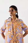 Mojito Asymmetric Shirt And Skirt 