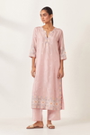 Pink Silk Kurta