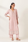 Pink Silk Kurta