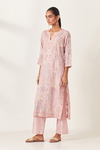 Pink Straight Kurta
