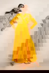 Yellow Double Breasted Kalidar Angrakha Set