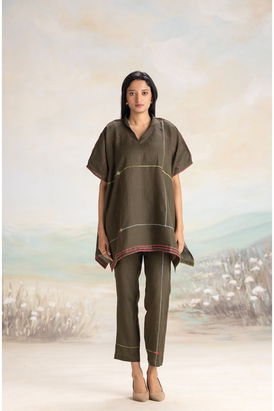 Over lock Square Co-ord