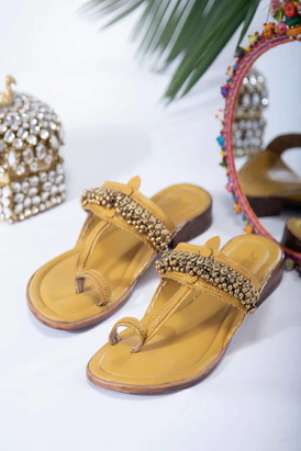 Yellow Kolhapuri