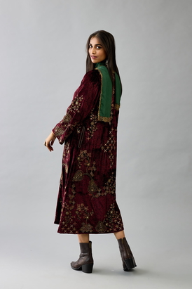 Green Light Silk Narrow Stole