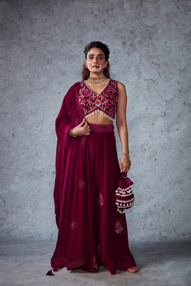 Firdaus  Pink Naveli Sharara Set