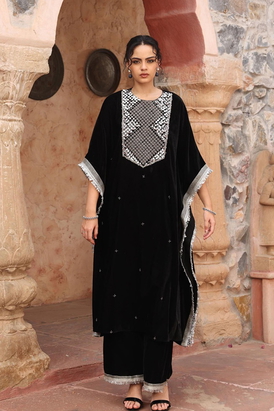 Black Kaftan Set
