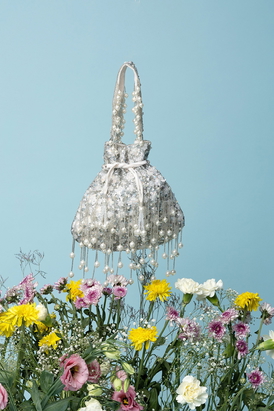 Anmol Potli- Silver & Grey