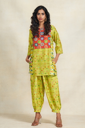 Green Salwar