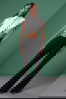 Kuro Slit Trouser