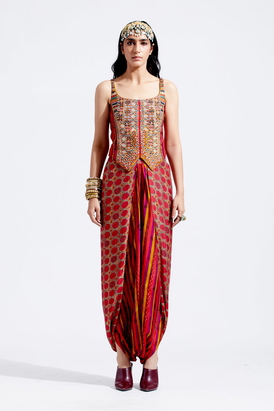 Multi Bhumi Corset Blouse