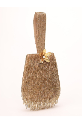 Gulshara Gold Satin Potli
