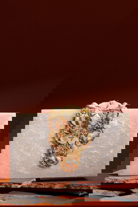 Lava Ivory Resin Clutch