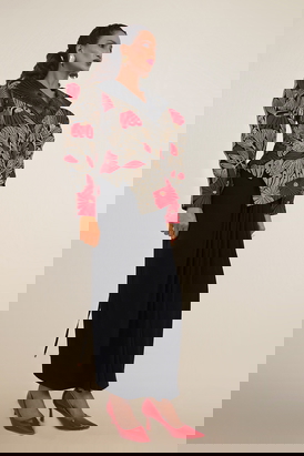 Black Jacket With 3D Sleeves