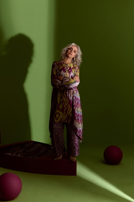 Ira Kurta Set - Purple
