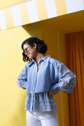 Broderie Anglais Blouse