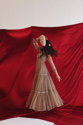 Layered Anarkali Jacket