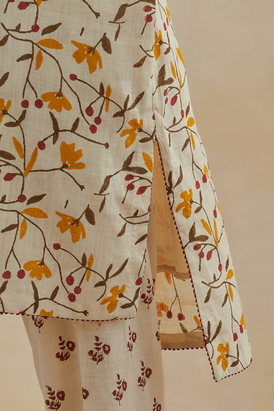 Beige Yellow & Rust Set