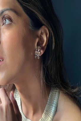 Crismson Cascade Earring