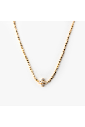 Sirius Star Necklace - Gold Tone