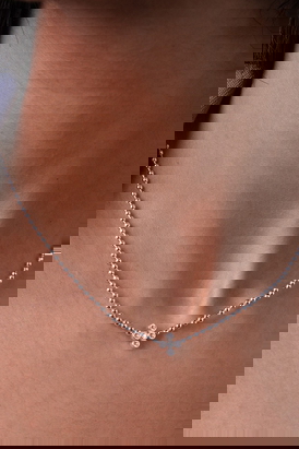 Sirius Star Necklace - Silver Tone