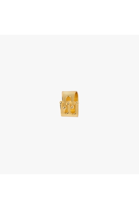 Modernist Ring - Gold Tone 