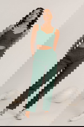 Green Water Printed Co-Ord Set 