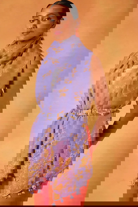 Stroll Stole - Purple