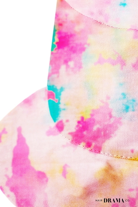 Tie-Dye Bucket Hat - Pink & Blue