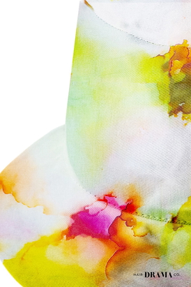 Kids Tie-Dye Bucket Hat - Orange & Yellow