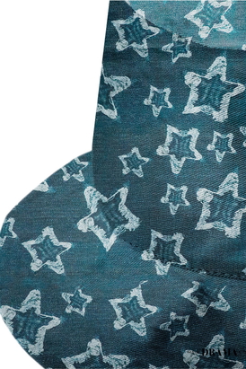Kids Denim Print Bucket Hat