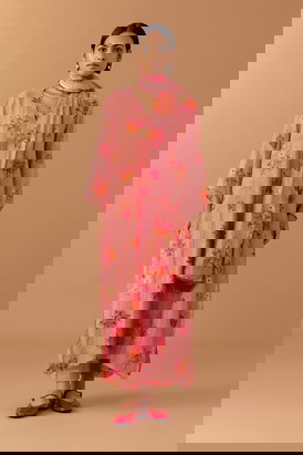 Powder Pink Kurta Set