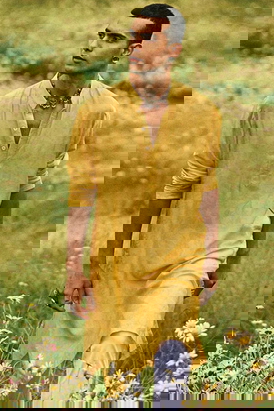 Reed Kurta - Mustard