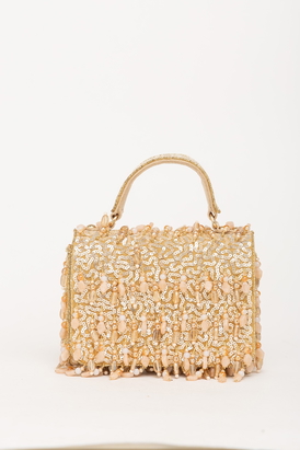 Kamari Clutch- Gold