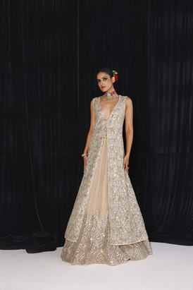 Diamond Applique Lehenga