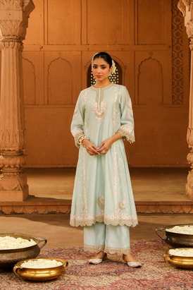 Yasna A-Line Palazzo Suit With Dupatta