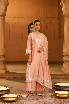 Yasna A-Line Palazzo Suit With Dupatta