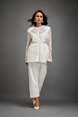Cutout Jacket And Pants